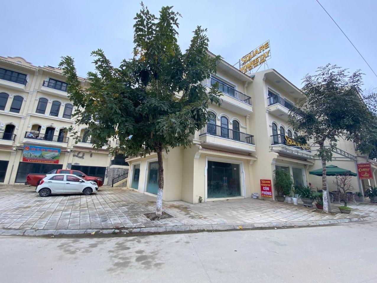 Square Homestay & Coffee Bac Ha  Bagian luar foto